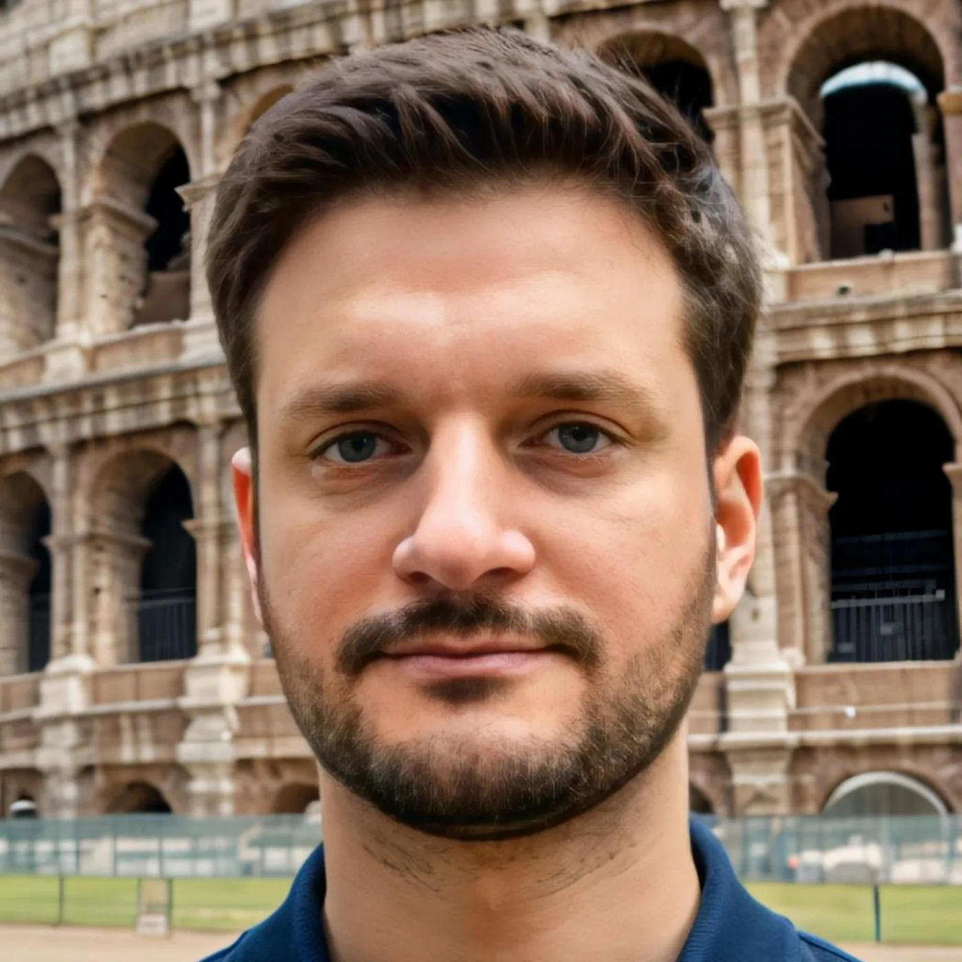 Stefan, Mitte 30, freundlich-direkt in die Kamera, lässiges Hemd, warmes natürliches Licht, Küchentisch-Atmosphäre — kein Studio, kein Hochglanz